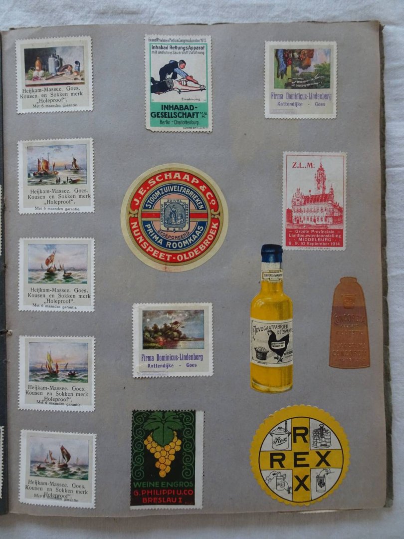 N.n.. - Sluitzegel Album. Ca. 530 sluitzegels.