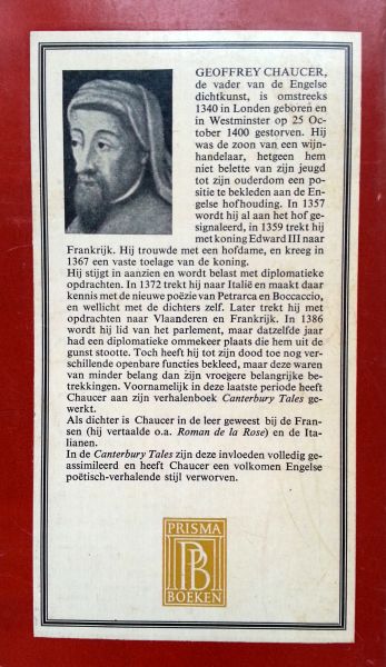 Chaucer, Geoffrey - Vertellingen van de Pelgrims naar Kantelberg (Ex.1)
