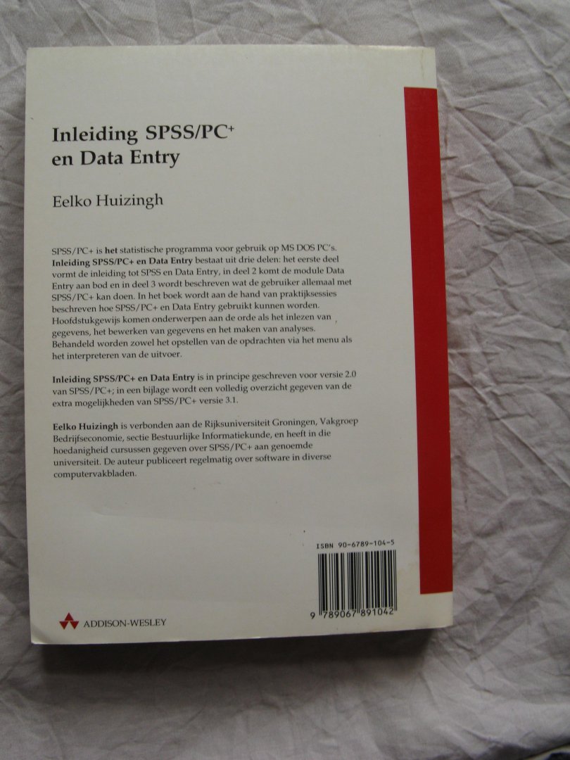 Huizingh - Inleiding spss/pc+ en data-entry / druk 1