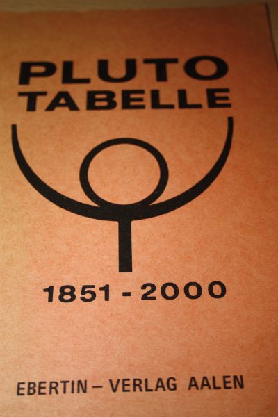  - PLUTO Tabelle 1851 - 2000