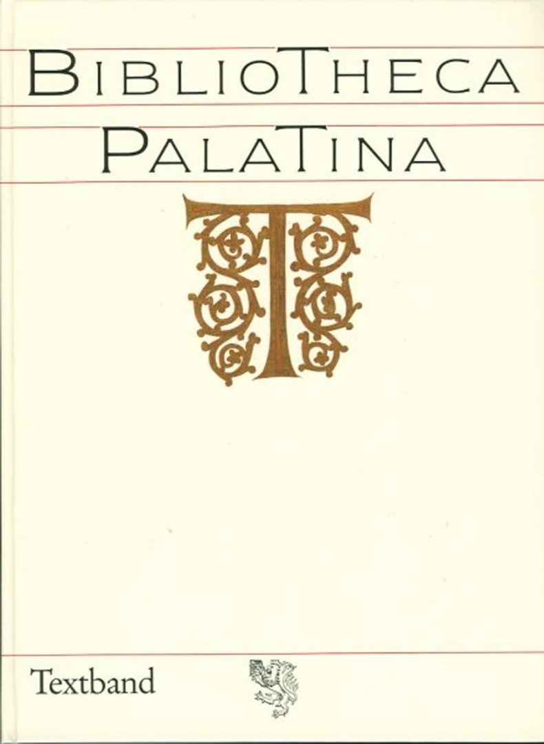 MITTLER, Elmar - Bibliotheca Palatina. Katalog zur Ausstellung vom 8. Juli bis 2. November 1986 Heiliggeistkirche Heidelberg. 2 Teile (=komplett). 1: Textband. 2: Bildband.