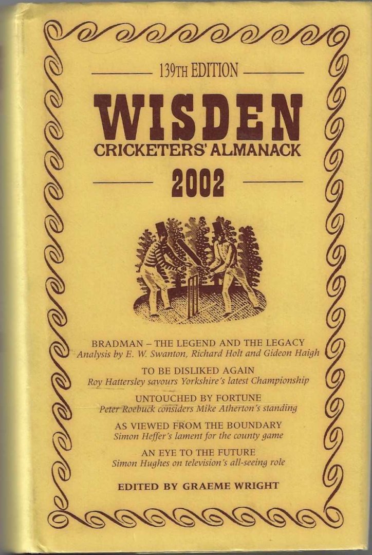 Wright, Graeme - Wisden Cricketers' Almanack 2002 -139th edition