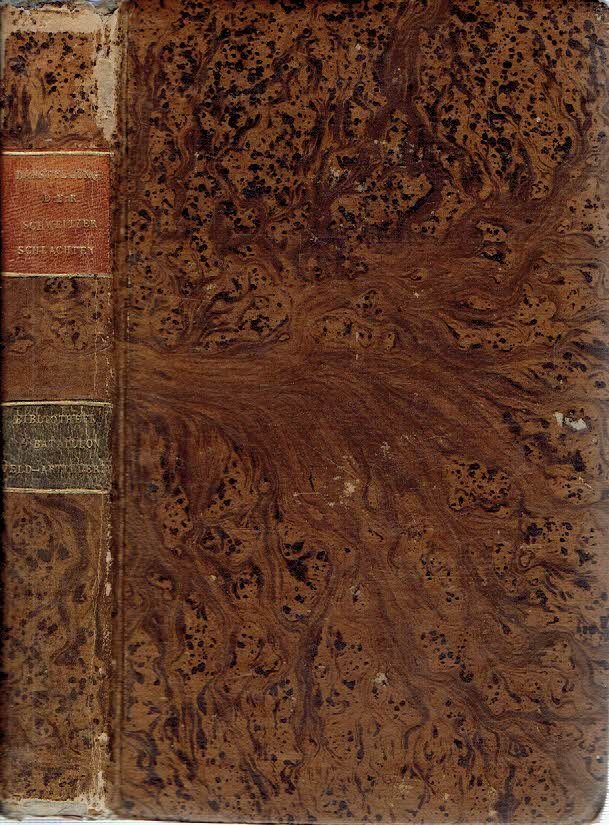 HALLER von KÖNIGSFELDEN, Franz Ludw. v. - Darstellung der merkwürdigsten Schweizer-Schlachten vom Jahr 1298 bis 1499; nach den Grundsätzen der Strategie und Taktik.