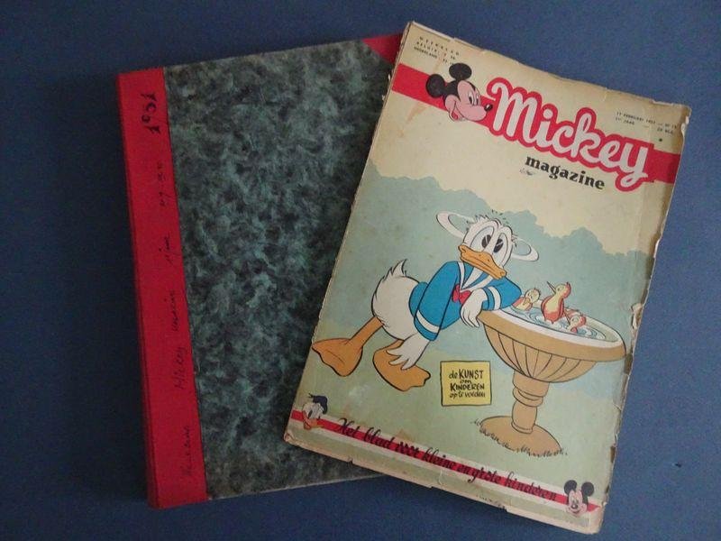 Walt Disney. - Mickey Magazine. Het blad voor kleine en grote kinderen. 1e jaargang, 1951. Nrs. 19 t.e.m. 40.