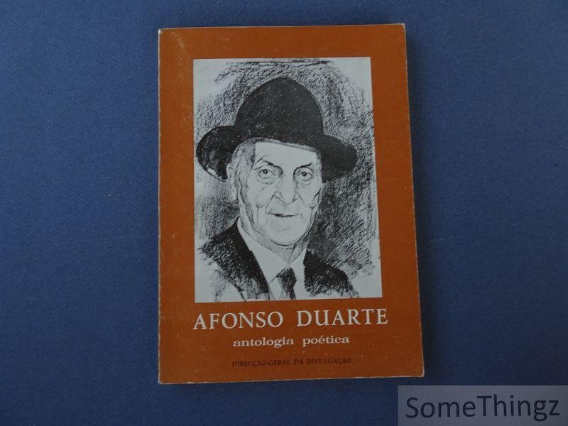 Afonso Duarte / Luis Valle (prefacio). - Afonso Duarte. Antologia poética.