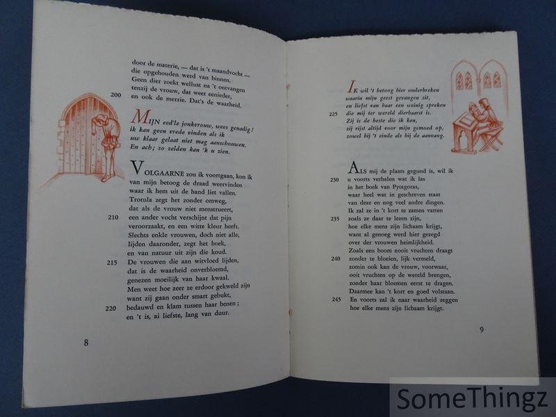 Pseudo-Albertus Magnus en Elaut, Leon [vert.] - Der vrouwen heimlicheid : een middeleeuws leerdicht over gynekologie en verloskunde.