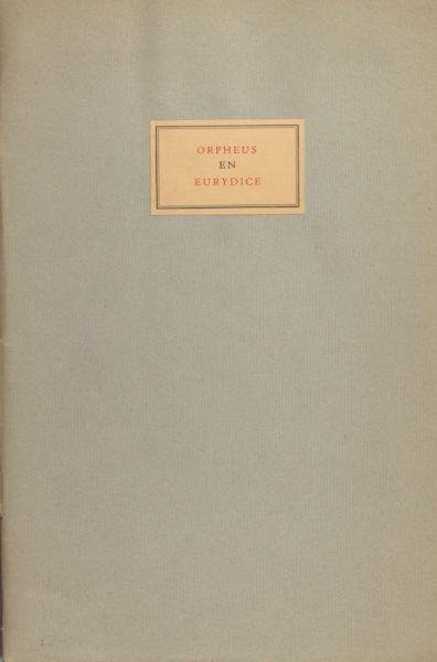 Rijk, Maarten de (=N.A. Donkersloot). - Opheus en Euredice.