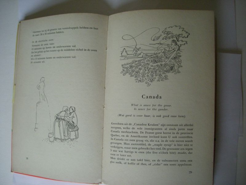 Halverhout, Heleen A.M. / Looy, Rein van, ill. - Het Internationaal Kookboekje