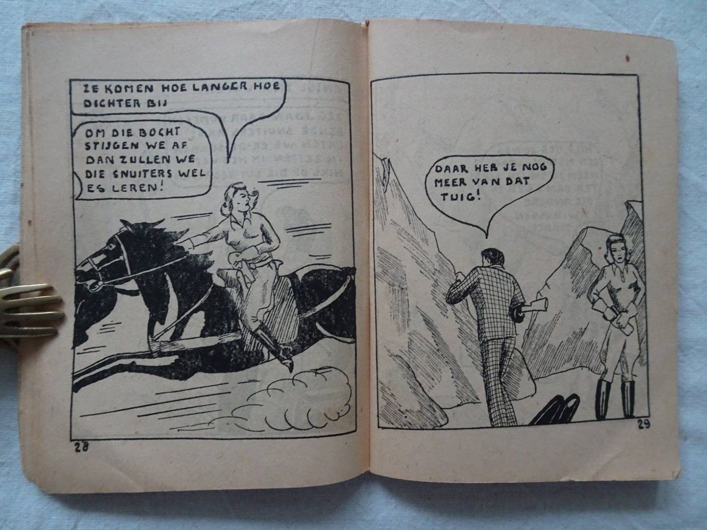 N.n.. - De zwarte dood. Spot Morton serie, no. 4.