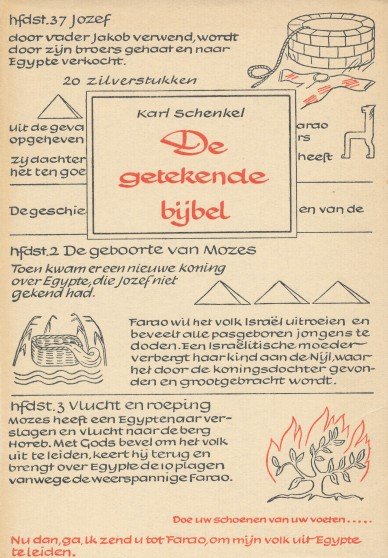 Schenkel, Karl - De getekende Bijbel. Tekeningen van Emanuel Bosshardt. Calligrafie van Roel Knobbe