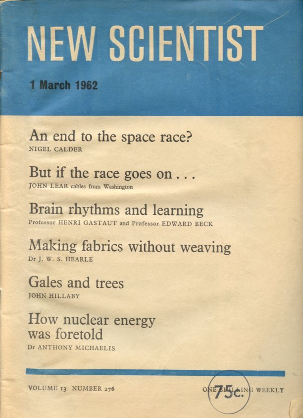 -- - New Scientist 13 (1962) 276 (March)