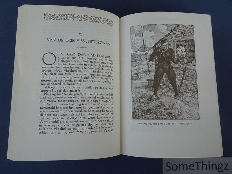 Mont, Pol de & Alfons de Cock. - Wondervertelsels uit Vlaanderen uit den volksmond opgeteekend. Met 32 platen van Paul Dom.