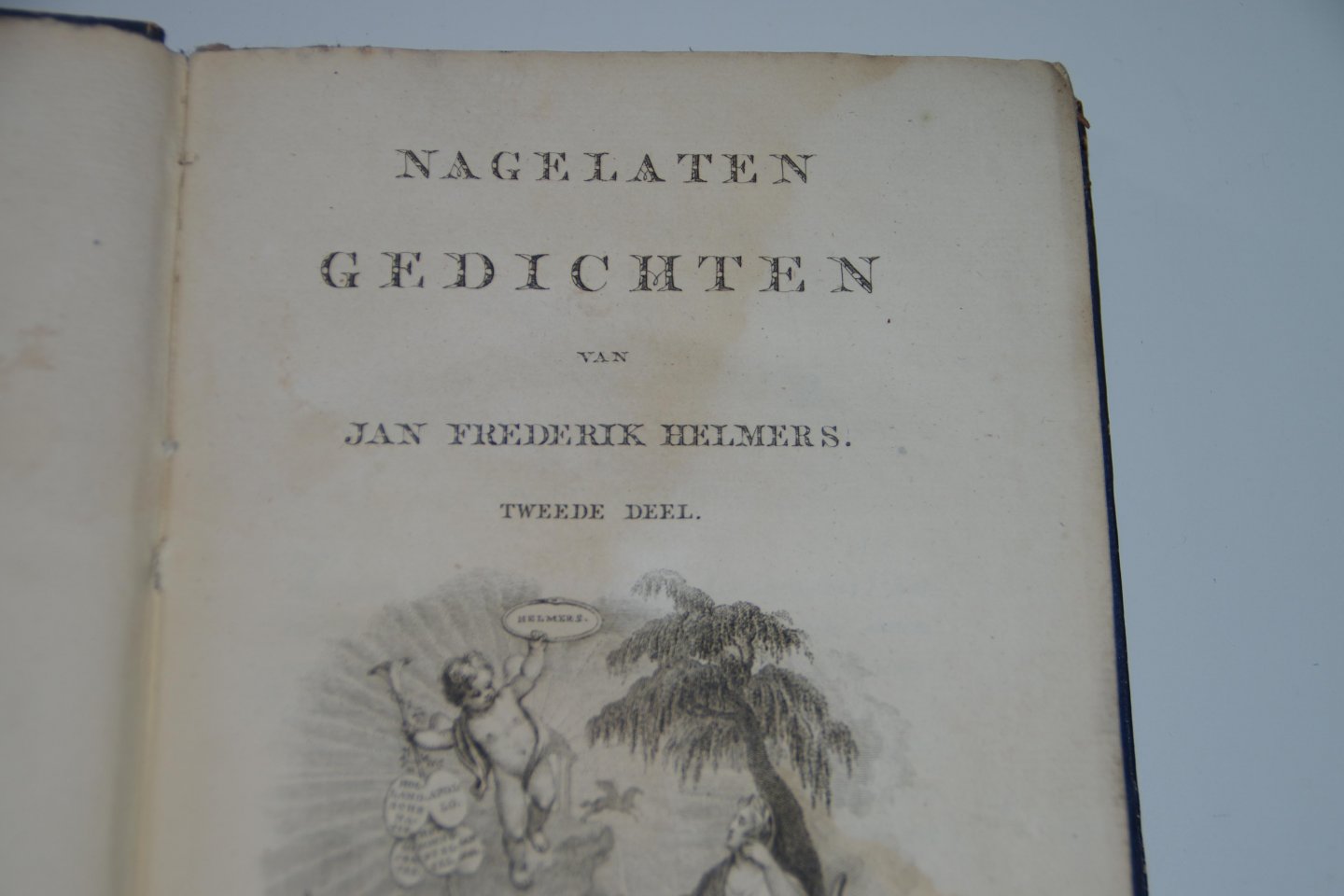 Jan Frederik Helmers - Nagelaten gedichten-2 delen-1814 en 1815