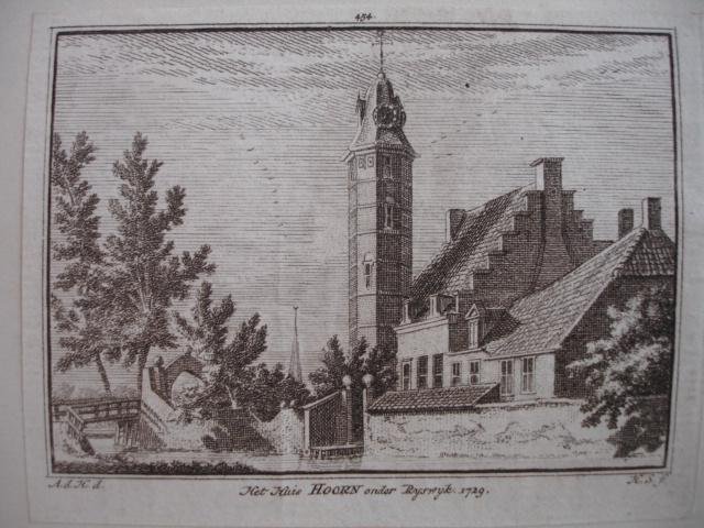 Rijswijk. - Het Huis Hoorn onder Rijswijk, 1729.