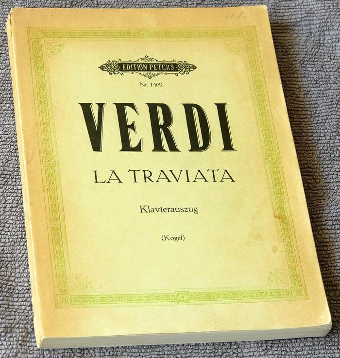 Verdi, G - La Traviata. Oper in drei Akten. Klavierauszug