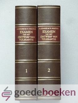 Comrie en Nicolaas Holtius, Alexander - Examen van het ontwerp van tolerantie