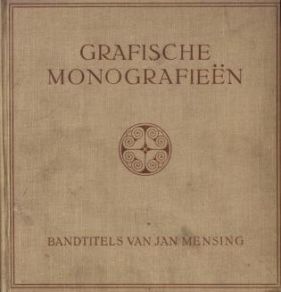 MENSING, Jan - Grafische monografieën. Bandtitels van Jan Mensing. Met een bijschrift van L. Ronner.