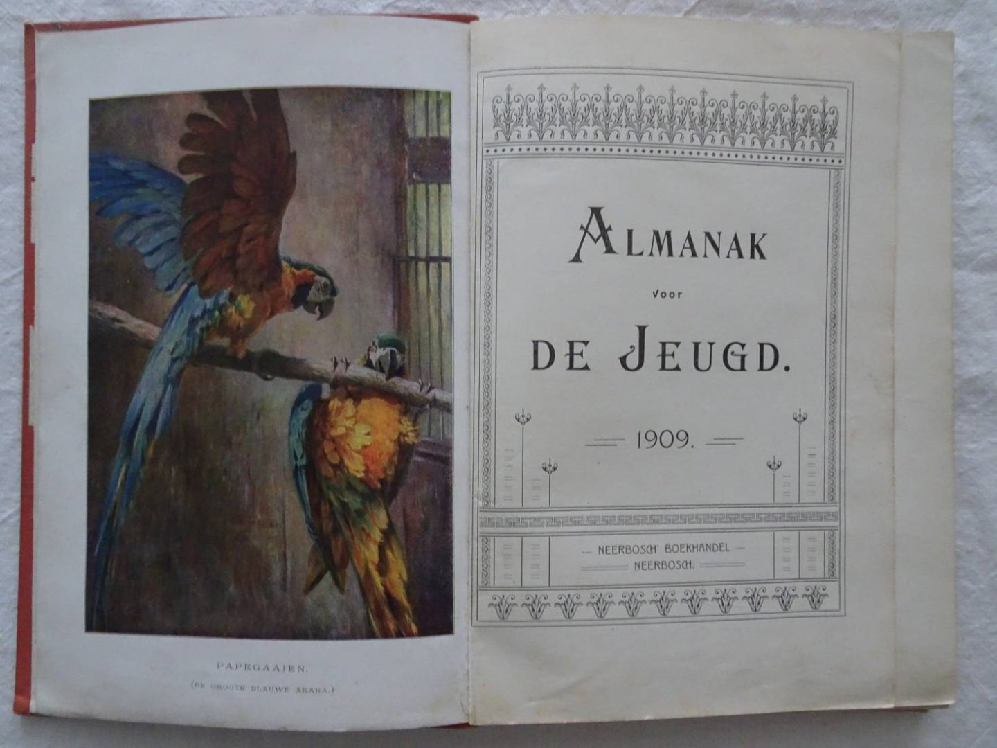 N.n.. - Almanak voor de Jeugd 1909.