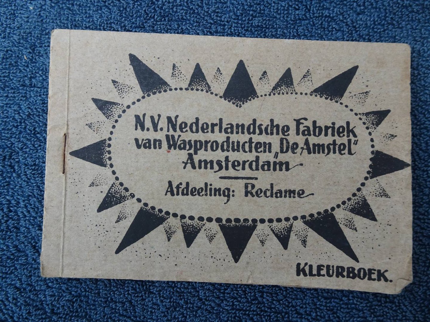 N.n.. - N.V. Nederlandsche Fabriek van Wasproducten "De Amstel", Amsterdam. Afdeeling: Reclame. Kleurboek.