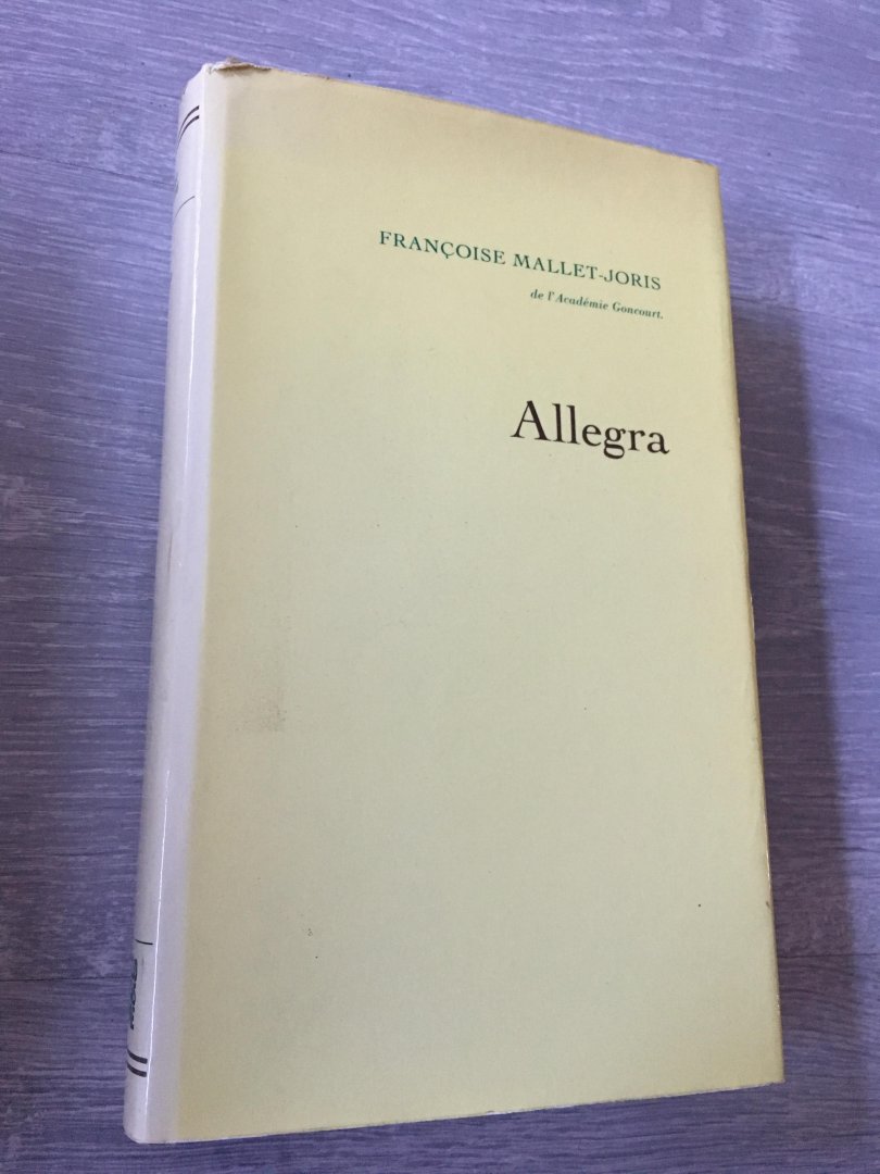 Francoise mallet-joris - Allegra