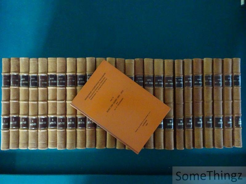 Guide Gezelle, et al. - Rond den heerd : een leer- en leesblad voor alle lieden. [Complete reeks in 25 delen inclusief het laatste op 88 exemplaren verschenen deel uit 1902! Met bijgevoegd: Deel III uit de reeks 'Nederlandse Volkskundige Bibliografie', getiteld 'Rond...