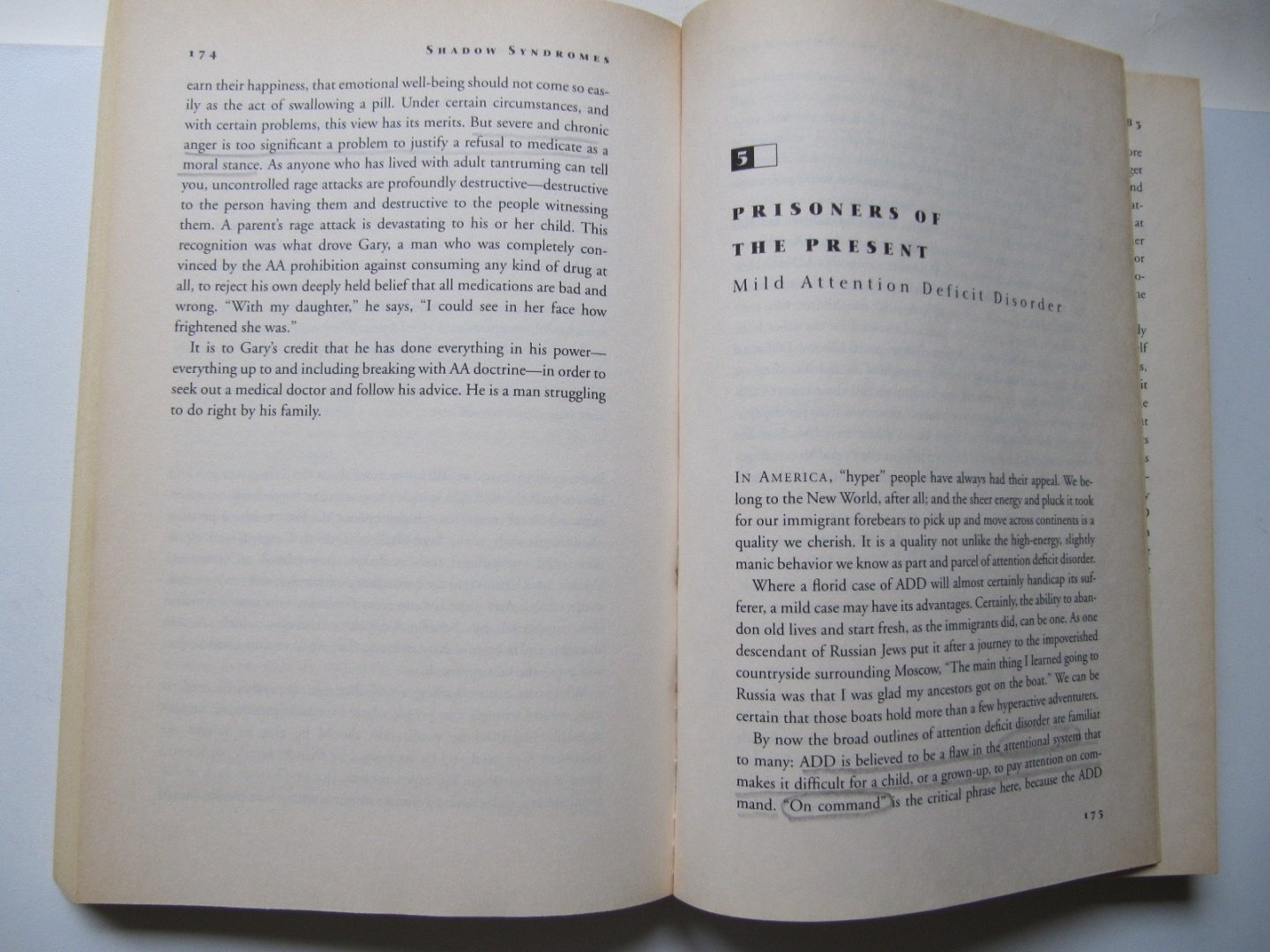 Ratey, John J. - Shadow Syndromes / The Mild Forms of Major Mental Disorders That Sabotage Us