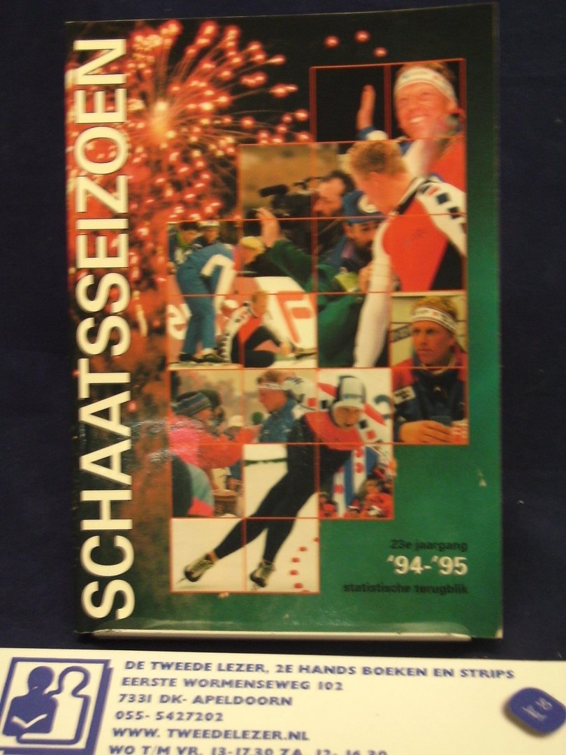 Bijlsma, Hedman, Ton Dekkers, Arie van Erk, Hans Niezen, e.a. - Schaatsseizoen '94-'95,statistische terugblik, 23e jaargang