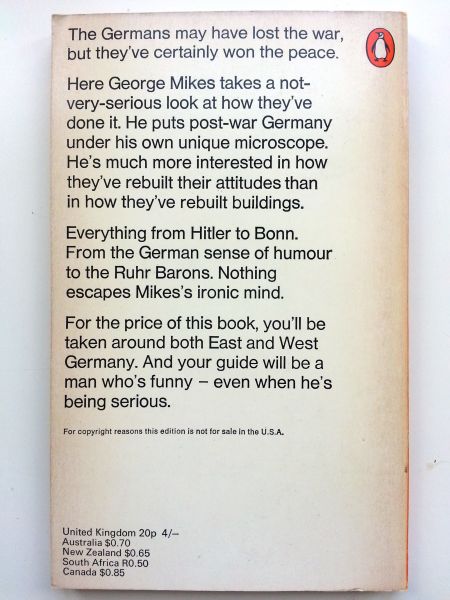 Mikes, George - Über Alles (Germany explored - drawings by David Langdon) (ENGELSTALIG)