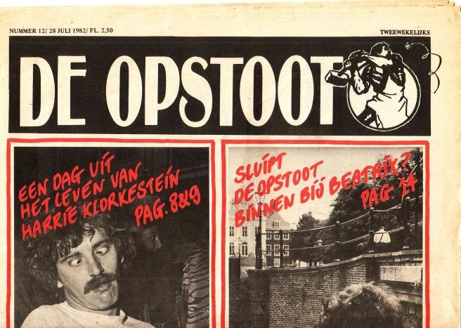 Almelo, Lex van, Jos Collignon, Hans van Laarhoven, red., - De Opstoot. Nummer 12, 28 juli 1982. [Los nummer]