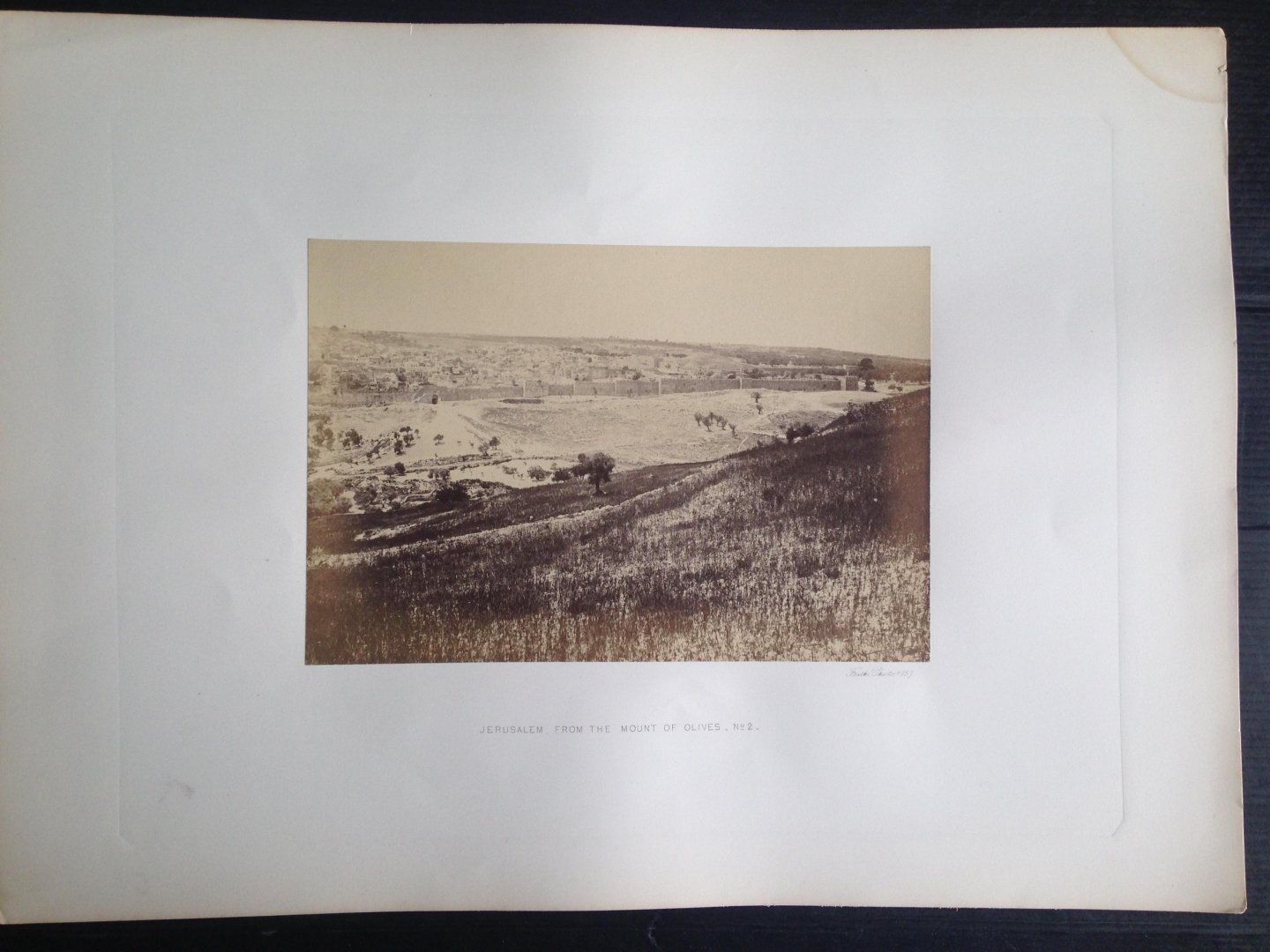 Frith, Francis - Jerusalem, From the Mount of Olives, no 2, Series Egypt and Palestine