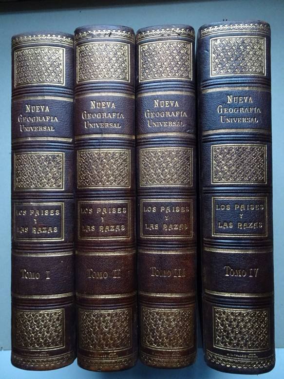 Var. authors. - Nueva Geografía Universal. Los Países y las Razas. Orba presentada en forma enteramente nueva, compuesta por eminentes especialistas de Europa y América. Con arreglo á los más recientes trabajos é investigaciones de la ciencia. Edición ilus...