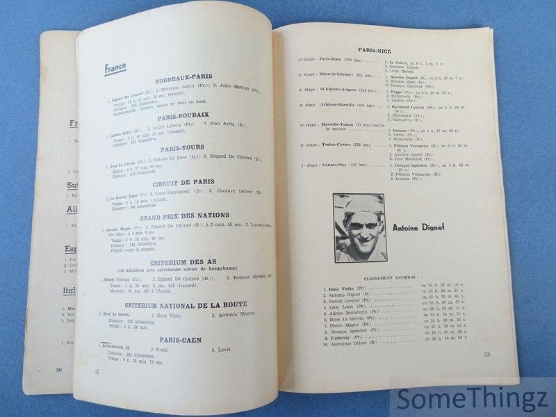 Paul Beving et Albert van Laethem. - Le Cyclisme. 1er supplément (1935).