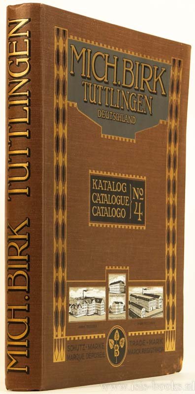 MICH. BIRK TUTTLINGEN DEUTSCHLAND - Mich, Birk, Katalog, Catalogue. Catalogo No. 4.