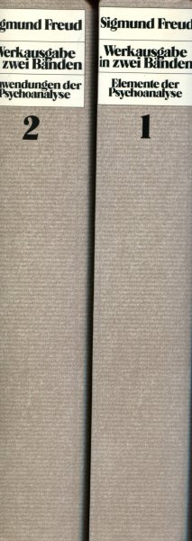 Freud, Sigmund (ds1280) - Elemente der Psychoanalyse; Anwendungen der Psychoanalyse ( 2 Bänden)