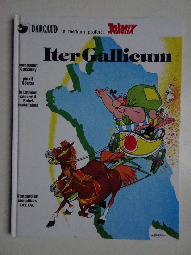 Goscinny & Uderzo. - Iter Gallicum. Novum periculum Asterigis. In Latinum convertit Rubricastellanus.