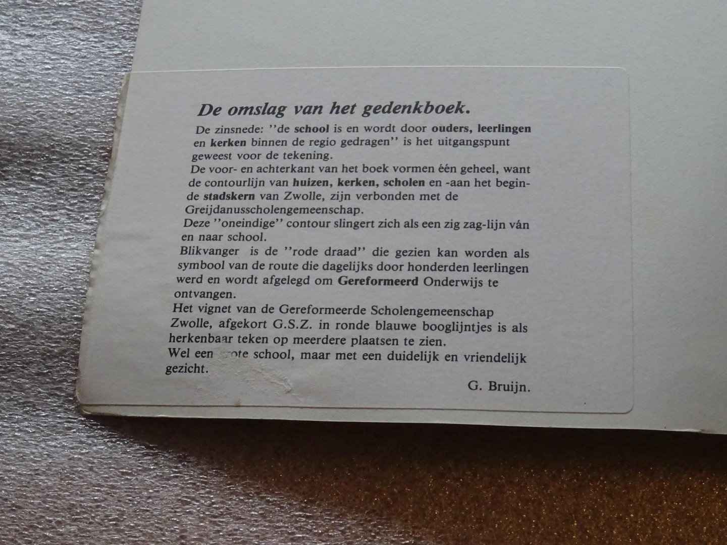 Souman, A.L. (vz. bestuur Greijdanuscollege) - Gedenkboek Zwolle 1959-1989