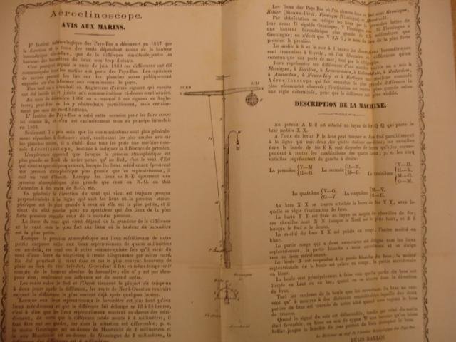 Buijs Ballot, C.H.D. en W. Wenckebach. - Uitkomsten der meteorologische waarnemingen, gedaan te Breda van 1839-1846 door en onder de leiding van Dr. W. Wenckebach. Medegedeeld door zijnen opvolger Dr. C.H. D. Buijs Ballot. And several other publications of the same author bound in on...
