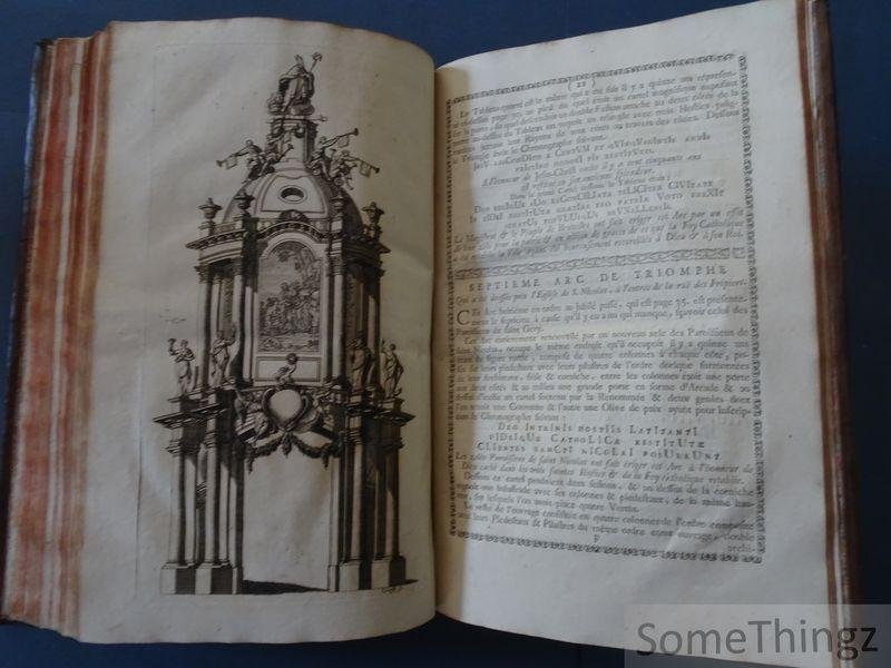 Cafmeyer, Pierre [de Cafmeyer, Petrus] et G.D.B. [de Backer, Georges, traduct.] - Venerable histoire du trés-saint sacrement de miracle. [Suivi de: 'première et deuxième suite' et 'Suite. Seconde partie', publié en 1735. Contient 52 (!) planches pleine page.]