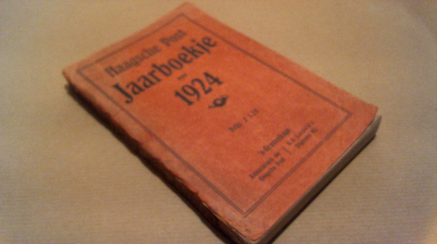 Redactie - Haagsche Post Jaarboekje voor1924