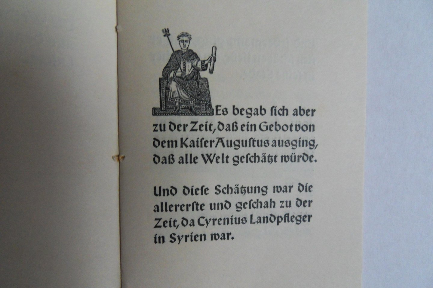 Dorn, Max (Satzanordnung). - Die Weihnachtsgeschichte aus dem Evangelium des Lukas.