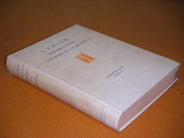 Greshoff, J.; A.F. Mirande (samenstelling) - Lyriek.
