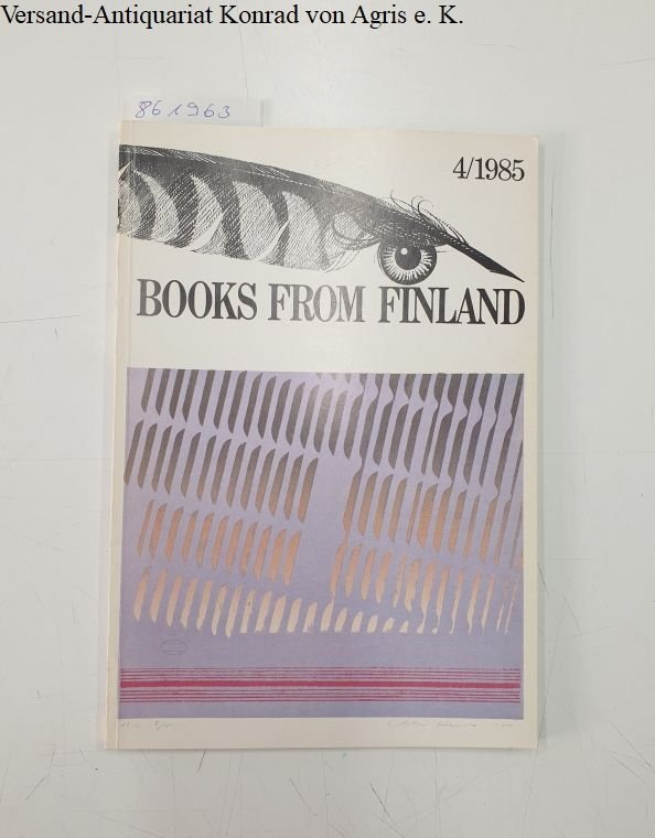 Helsinki University Library (Hrsg.): - Books from Finland 4/1985 :
