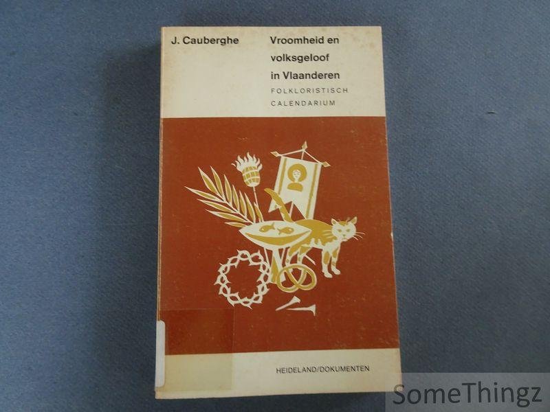 Cauberghe, J. - Vroomheid en volksgeloof in Vlaanderen, Folkloristisch calendarium