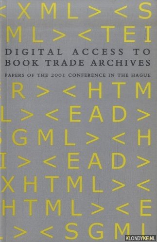 Dongelmans, Berry - Digital Access to Book Trade Archives