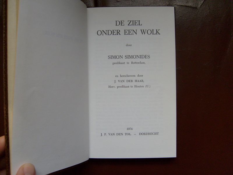 Simonides Simon - De ziel onder een wolk