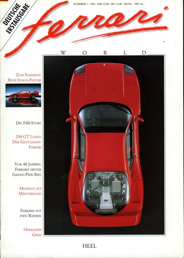 BRAUN, Peter (Redaktion) - Ferrari World. Nummer 1-43 (Deutsche Ausgabe).