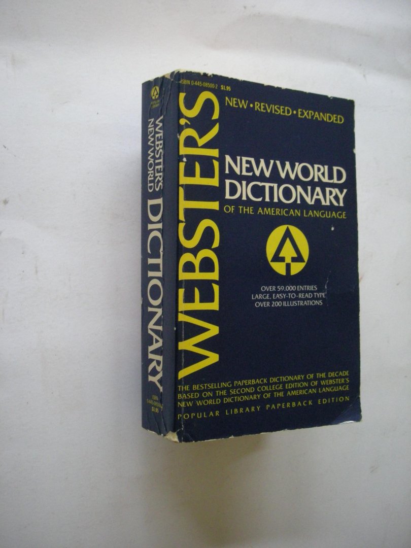 Guralnik, David B., Ed.in Chief - Webster's New World Dictionary of the American Language. NEW - REVISED - EXPANDED. Pocket size edition