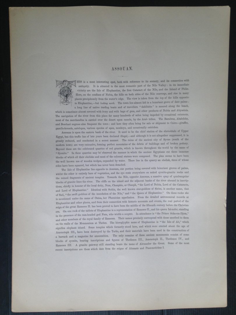 Frith, Francis - Assouan, Series Egypt and Palestine