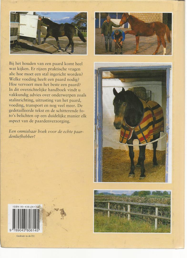 Robert Oliver Nederlandse vertaling M. Lindt - Compleet handboek paarden  Stalinrichting  uitrusting  transport voeding verzorging