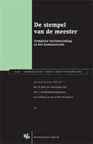 Beuningen, J.C.B.M. van, e.a. - De  stempel van de meester : complexe besluitvorming in het bestuursrecht.